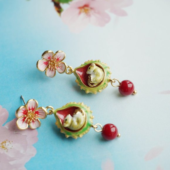 NWT cute Bill skinner Mouse earrings - Picture 5 of 11